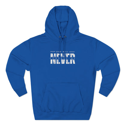 Three-Panel Fleece Hoodie