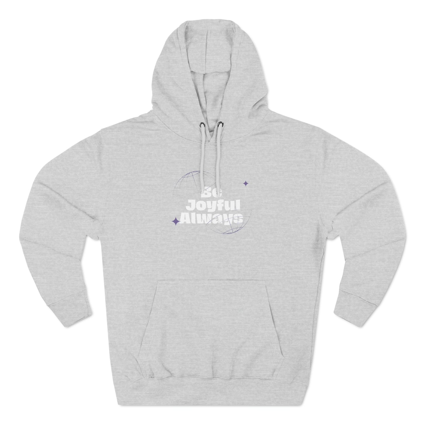 Three-Panel Fleece Hoodie