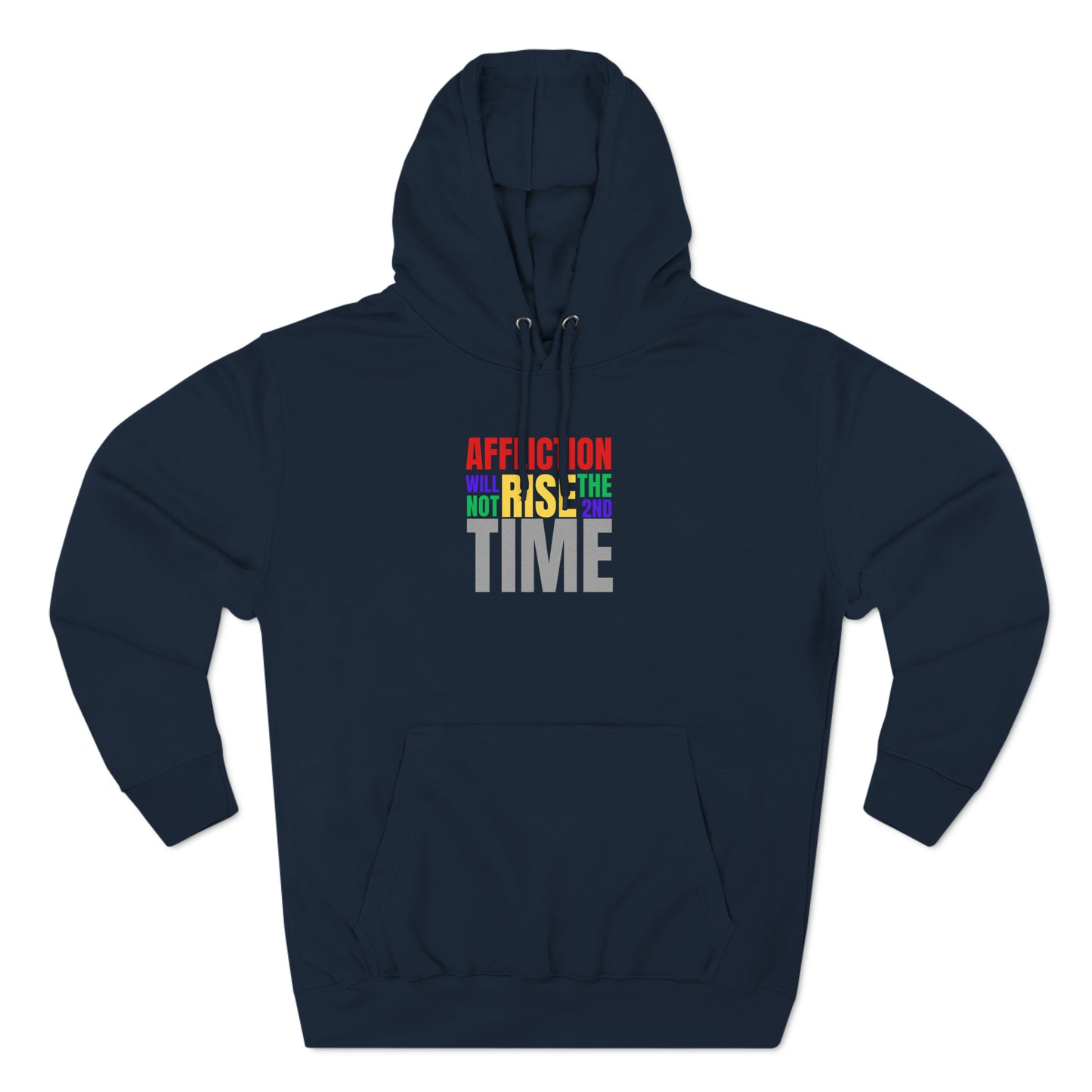 Three-Panel Fleece Hoodie