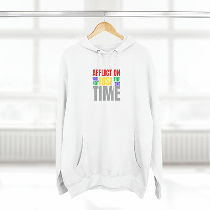 Three-Panel Fleece Hoodie