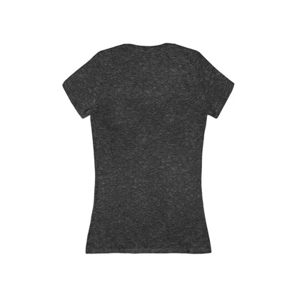 Women's Jersey Short Sleeve Deep V-Neck Tee