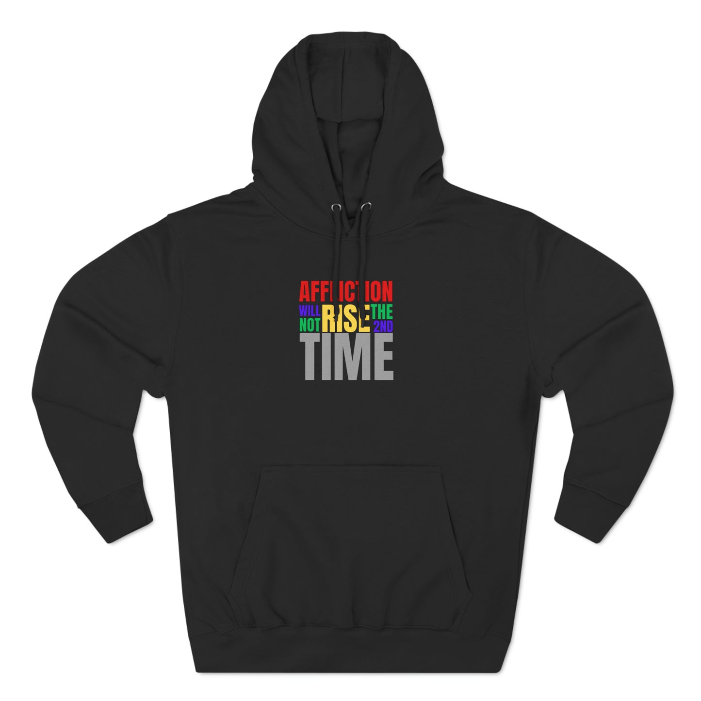 Three-Panel Fleece Hoodie