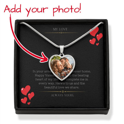 Personalized with your picture necklace for her