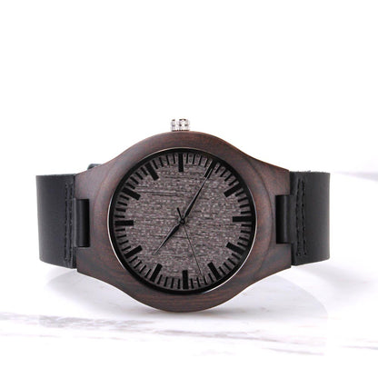 Customized Wood watch for men