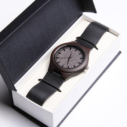 Customized Wood watch for men