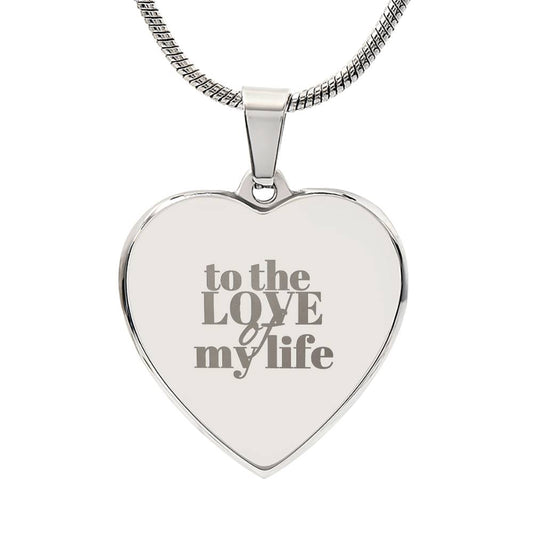 Personalized Engraved Heart Necklace