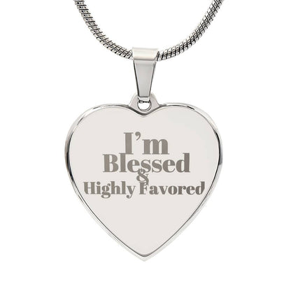 Personalized Engraved Heart Necklace