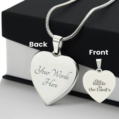 Personalized Engraved Heart Necklace