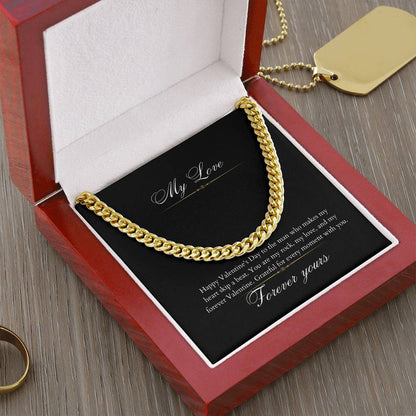 Personalized Cuban Link Chain (OREO + LUX BOX + LENGTH EXTENSION)