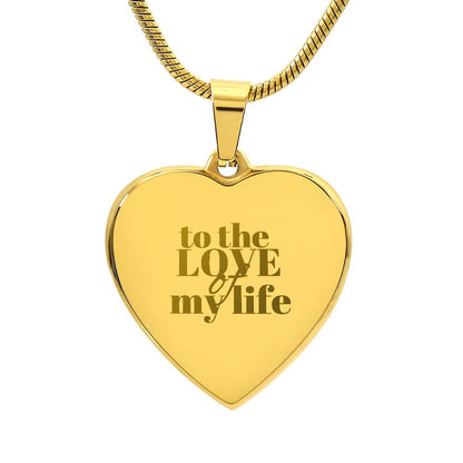 Personalized Engraved Heart Necklace