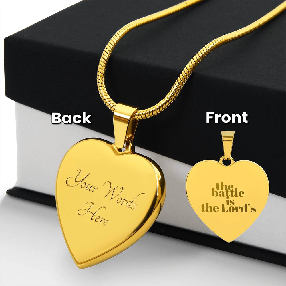 Personalized Engraved Heart Necklace