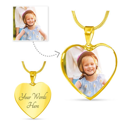 Personalized with your picture necklace for her